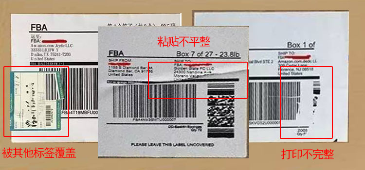 如何正确的贴FBA标签？