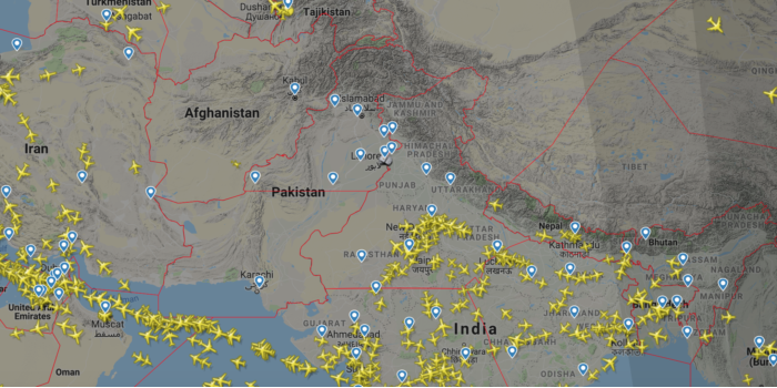 巴基斯坦领空已全部关闭